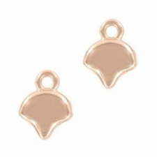 Cymbal ™ DQ metal ending Kastro for Ginko beads - Rose gold
